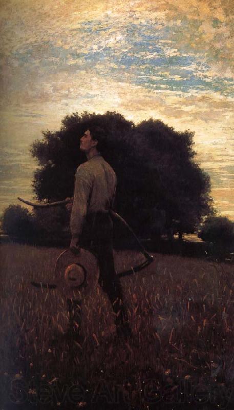 Winslow Homer Song of the hemp field France oil painting art